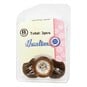 Hemline Brown Basic Knitwear Button 3 Pack image number 2