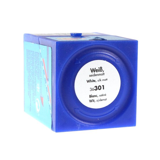 Revell White Silk Aqua Colour Acrylic Paint 18ml (301) image number 3