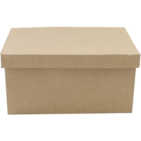 Mache Rectangular Box (with lid) 25cm image number 3