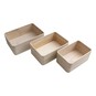 Wooden Deco Storage Set 3 Pieces image number 4