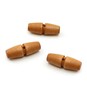 Hemline Wood Novelty Wooden Toogle Button 3 Pack image number 1