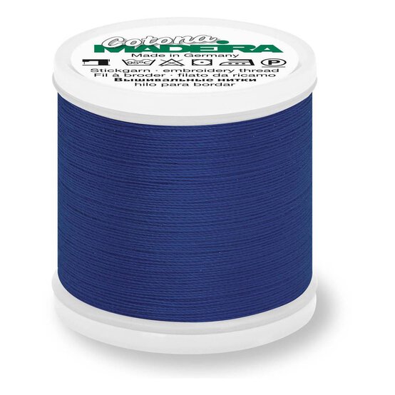Madeira Dusty Navy Cotona 30 Thread 200m (573) image number 1