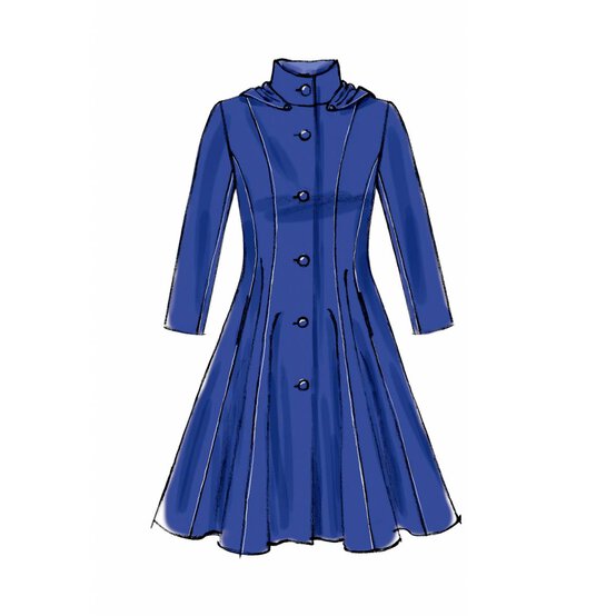 McCall&rsquo;s Petite Lined Coat Sewing Pattern M6800 (14-22) image number 4