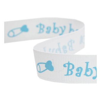 Baby Boy Grosgrain Ribbon 15mm x 5m