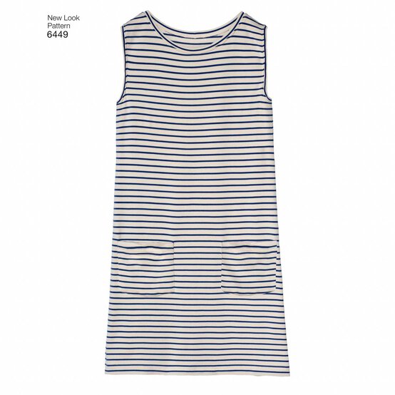 New Look Women's Dress Sewing Pattern 6449 image number 4