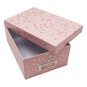 Rose Gold Dot Storage Box 28.8cm x 19.7cm x 11.5cm image number 1