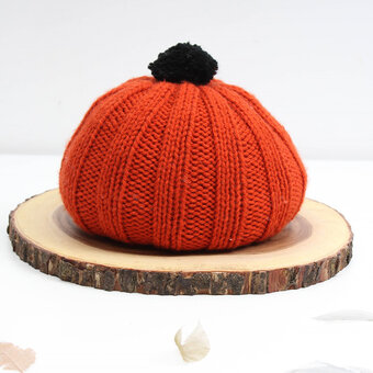 How to Make a Knitted Pumpkin - Free Pattern