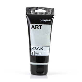 Mid Grey Art Acrylic Paint 75ml