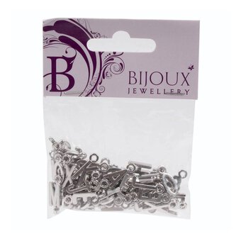 Silver Alphabet Charms 78 Pieces