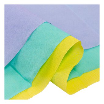 Spring Pastel Crepe Paper 100cm x 50cm 6 Pack