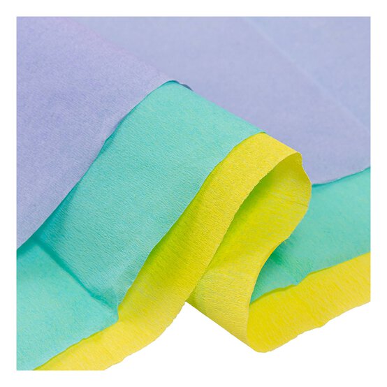 Spring Pastel Crepe Paper 100cm x 50cm 6 Pack image number 2
