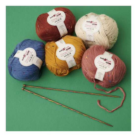 Knitcraft White Change It Up Yarn 100g image number 3