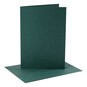 Dark Green Cards  5 x 7 Inches 4 Pack image number 1