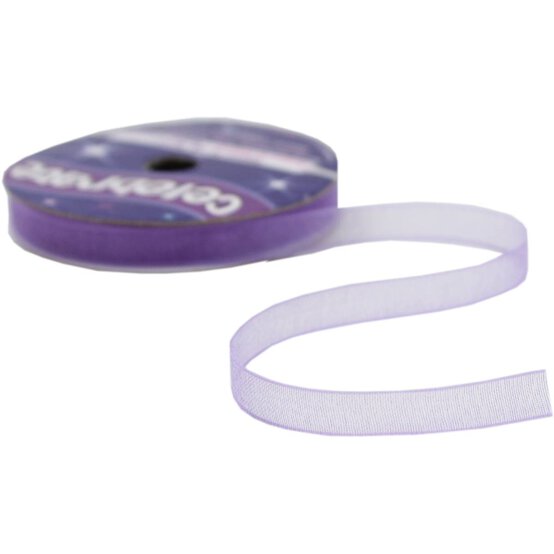 Lilac Organdie Ribbon 6mm x 8m image number 3