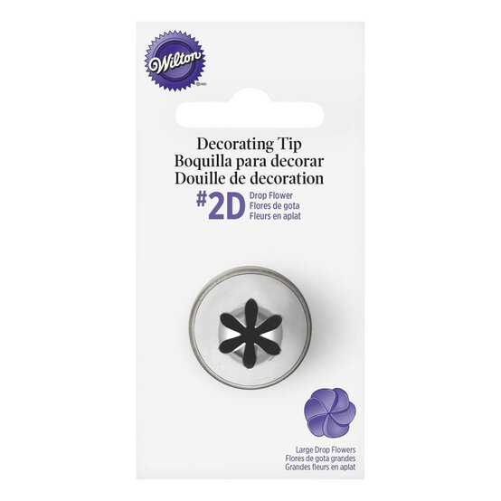 Wilton No.2D Large Drop Flower Decorating Tip