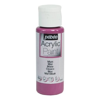Pebeo Blackcurrant Matt Acrylic Craft Paint 59ml