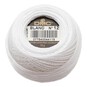 DMC White Pearl Cotton Thread on a Ball 120m (Blanc) image number 1