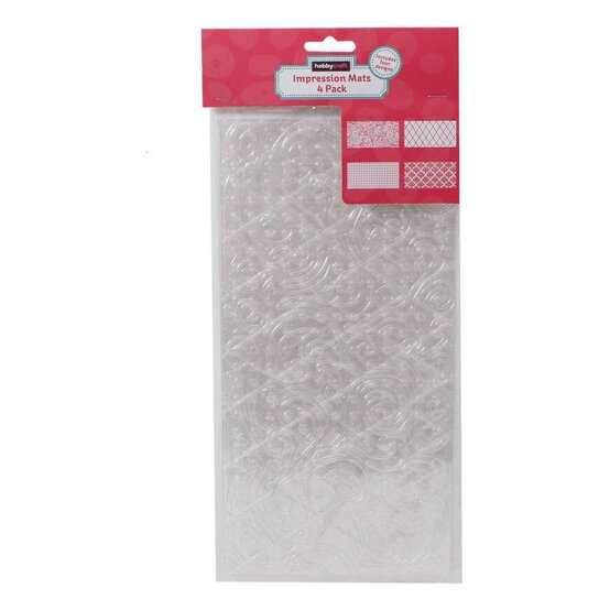 Mixed Impression Mats 4 Pack