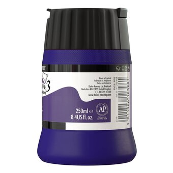 Daler-Rowney System3 Deep Violet Screen Printing Acrylic Ink 250ml
