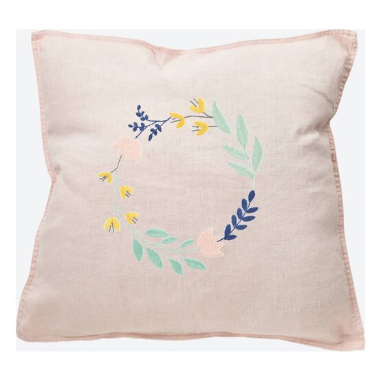 FREE PATTERN DMC Floral Wreath Embroidery 0054 image number 2