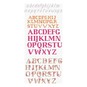FREE PATTERN DMC Mixed Font Alphabet Cross Stitch 0114 image number 1