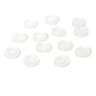 Hemline White Basic Shirt Blouse Button 13 Pack image number 1