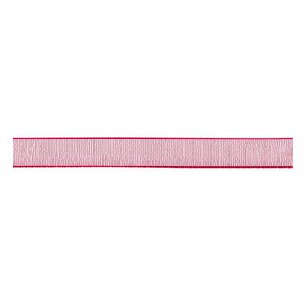 Wine Organdie Ribbon 6mm x 8m