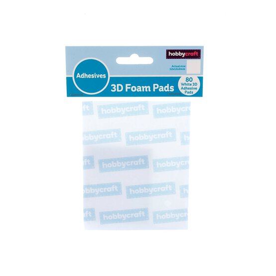 Adhesive Foam Pads 12mm x 12mm x 2mm 80 Pack image number 4
