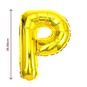 Gold Foil Letter P Balloon image number 2