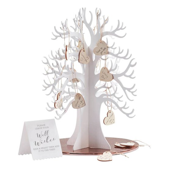 Ginger Ray Beautiful Botanics Wishing Tree Guest Book image number 1