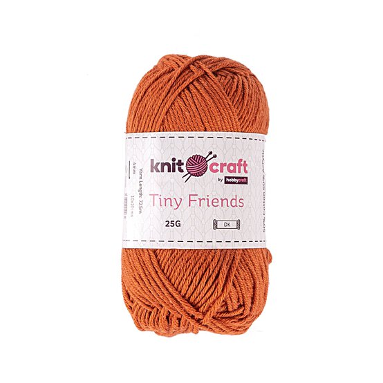 Knitcraft Rust Tiny Friends Yarn 25g image number 1