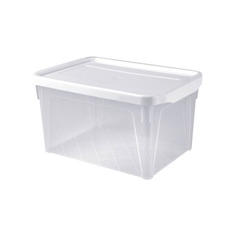 Whitefurze White Spacemaster Extra 2 Litre Storage Box