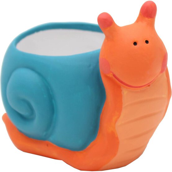 Paint Your Own Snail Flower Pot image number 3