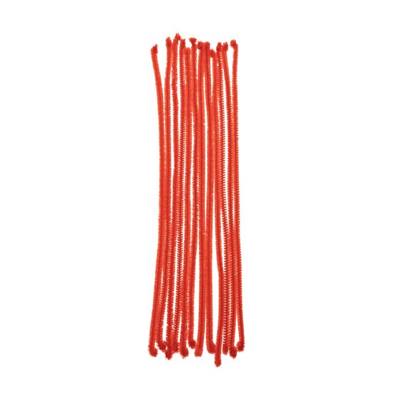 Bright Red Pipe Cleaners 12 Pack image number 4