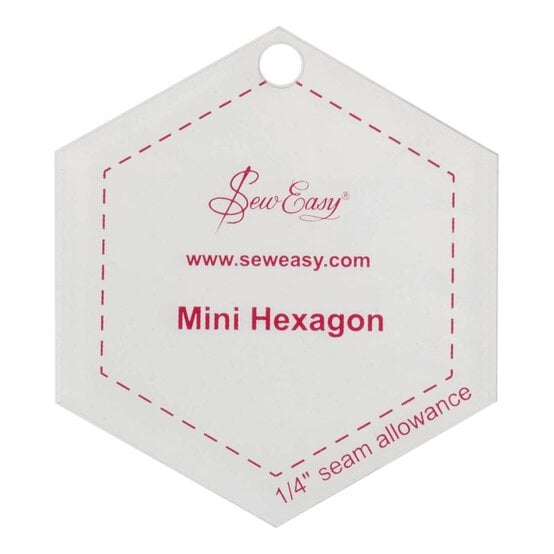 Sew Easy Mini Hexagon Template image number 1