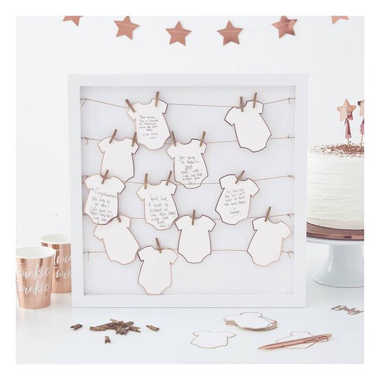 Ginger Ray Twinkle Twinkle Baby Shower Guest Book image number 2