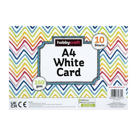White Card A4 10 Pack image number 7