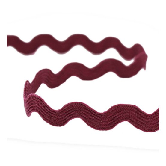 Wine Ric Rac Ribbon 6mm x 4m image number 1