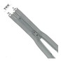 YKK Light Grey Dress and Skirt Zip 10cm image number 1