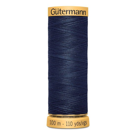 Gutermann Navy Blue Cotton Thread 100m (5422) image number 1