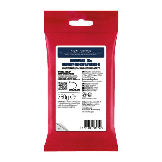 Renshaw Ready To Roll Navy Blue Icing 250g