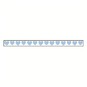 Baby Blue Hearts Satin Ribbon 6mm x 4m image number 1