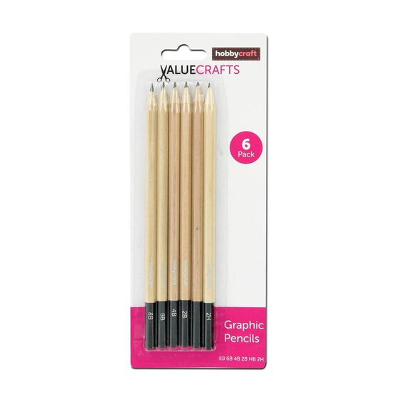 Graphic Pencils 6 Pack image number 1