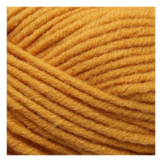 Women&rsquo;s Institute Mustard Soft and Chunky Yarn 100g
