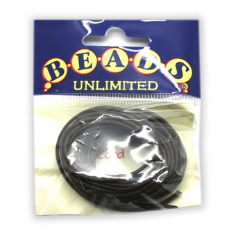 Beads Unlimited Brown Bootlace 3m