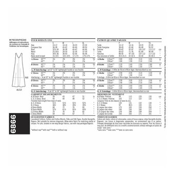 New Look Women&rsquo;s Dress Sewing Pattern 6866