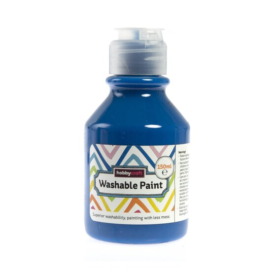 Blue Washable Paint 150ml image number 1