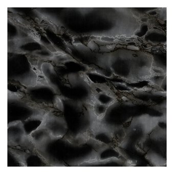 Fablon Black Marble Classic Sticky Back Plastic 67.5cm x 2m