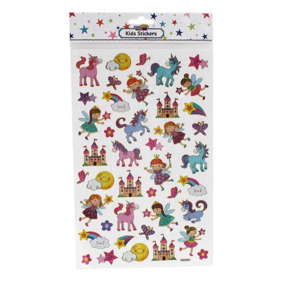 Large Unicorn Laser Stickers Set image number 1