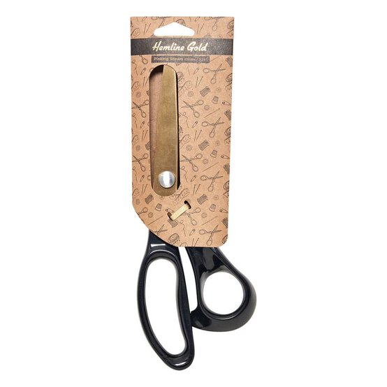Hemline Gold Pinking Shears 23.5cm image number 2